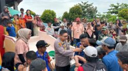 Kapolres Lampung Selatan Evakuasi Anak Terpelosok di Waterboom DAYN