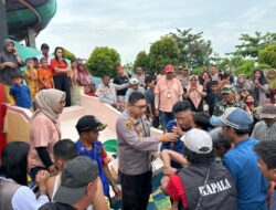 Kapolres Lampung Selatan Evakuasi Anak Terpelosok di Waterboom DAYN