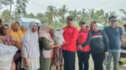 PDIP Lampung Salurkan Bantuan Untuk Korban Banjir di Palas dan Sragi