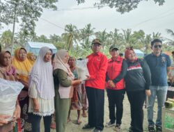 PDIP Lampung Salurkan Bantuan Untuk Korban Banjir di Palas dan Sragi