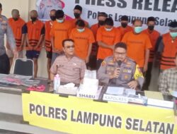 Polres Lampung Selatan Ungkap Kasus Narkotika Senilai Rp 2,5 Miliar