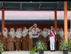 Jadi Pembina Upacara Disekolah SMPN 1 Merangin, Ini Pesan Kapolres Merangin