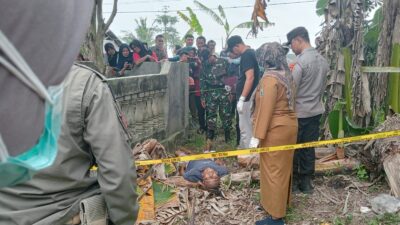 Penemuan Mayat di Pinggir Jalan Membuat Warga Kalirejo Lampung Selatan Geger