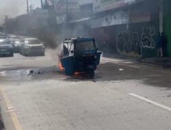 Dipakai Mudik, Bajaj BBG Terbakar di Cikarang